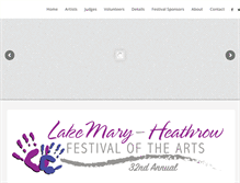 Tablet Screenshot of lakemaryheathrowarts.com